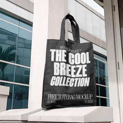 Free Canvas Tote Bag Mockup PSD