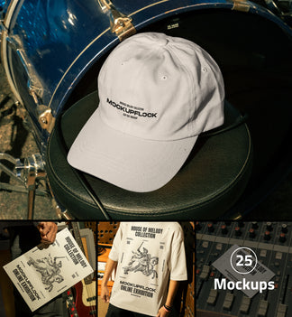 house of melody bundle mockup by mockup flock