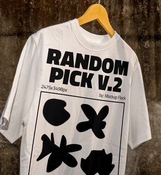 Urban t-shirt on a hanger against a textured brown background