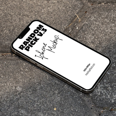 industrial Phone mockup with on a realistic textured surface